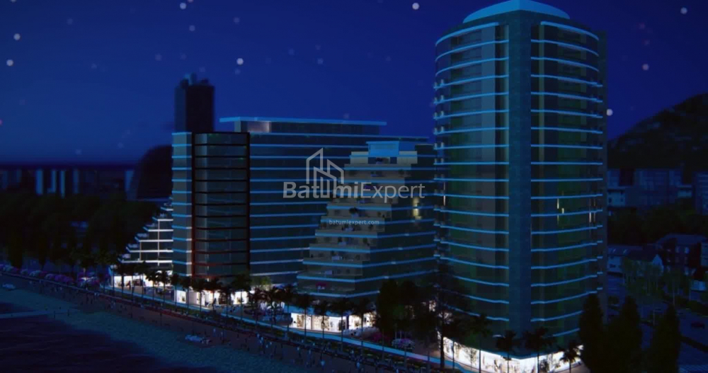 公寓 54.76 平方米的公寓 - 莱赫和玛丽亚·卡钦斯基, Batumi, 佐治亚州。