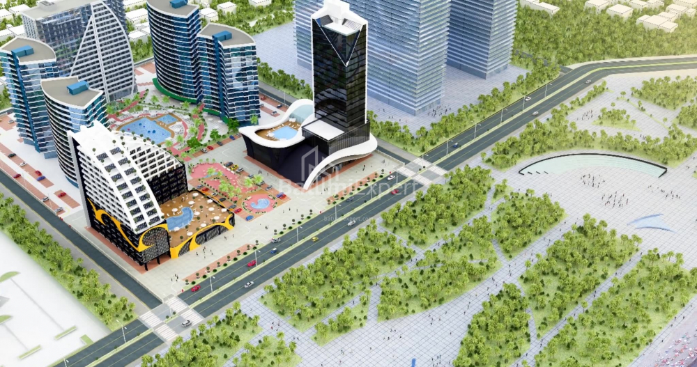 在建目标房产 30.7 平方米的公寓 - 莱赫和玛丽亚·卡钦斯基, Batumi, 佐治亚州。