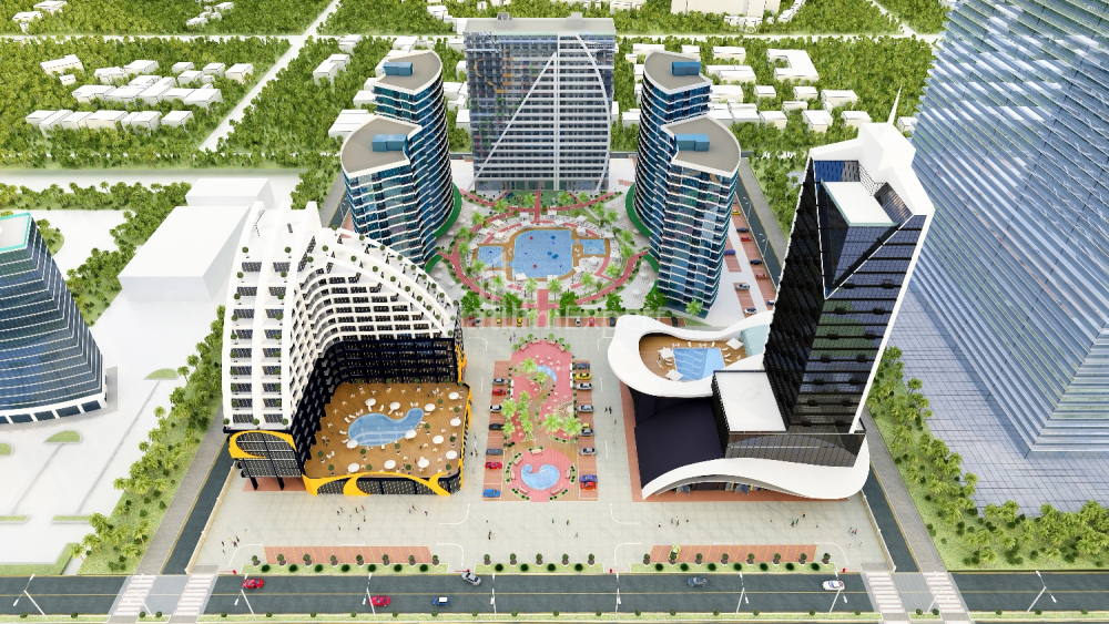 在建目标房产 74.8 平方米的公寓 - 莱赫和玛丽亚·卡钦斯基, 巴统, 佐治亚州。