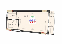 公寓 1-комн 35 m² - 莱赫和玛丽亚·卡钦斯基, Batumi