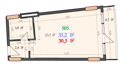 公寓 1-комн 35.2 m² - 莱赫和玛丽亚·卡钦斯基, Batumi