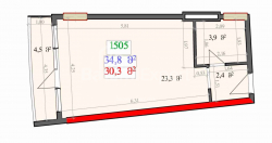在建目标房产 1-комн 34.8 m² - 莱赫和玛丽亚·卡钦斯基, Batumi
