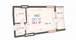 在建目标房产 1-комн 28.1 m² - 莱赫和玛丽亚·卡钦斯基, Batumi