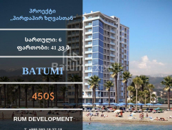 公寓 41 平方米的公寓 - 治安官 Khimshiashvili, Batumi, 佐治亚州。
