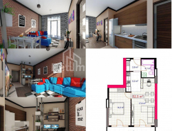公寓 2-комн 51 m² - 尤里耶夫斯卡娅, Batumi