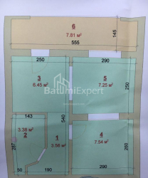 公寓 2-комн 36 m² - 尤里耶夫斯卡娅, Batumi