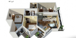 公寓 4-комн 88 m² - 尤里耶夫斯卡娅, Batumi
