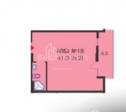 公寓 2-комн 41 m² - 尤里耶夫斯卡娅, Batumi