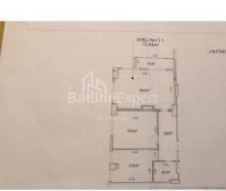 公寓 3-комн 73 m² - 伊凡·贾瓦希什维利, Batumi