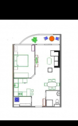 公寓 2-комн 60 m² - 伊凡·贾瓦希什维利, Batumi