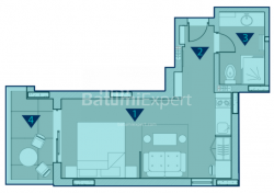 在建目标房产 1-комн 35 m² - 鲁斯塔韦利, Chakvi