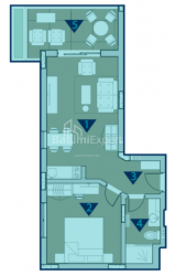 在建目标房产 2-комн 50.3 m² - 鲁斯塔韦利, Chakvi