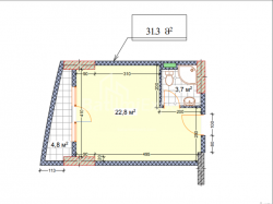 公寓 1-комн 31.3 m² - 治安官 Khimshiashvili, Batumi