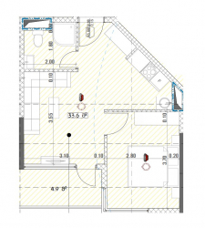 在建目标房产 2-комн 38.5 m² - 格里戈拉·洛基帕尼泽, Batumi