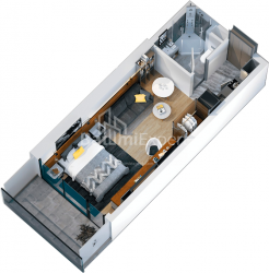 公寓 1-комн 29.3 m² - Zhiuli Shartava, Batumi